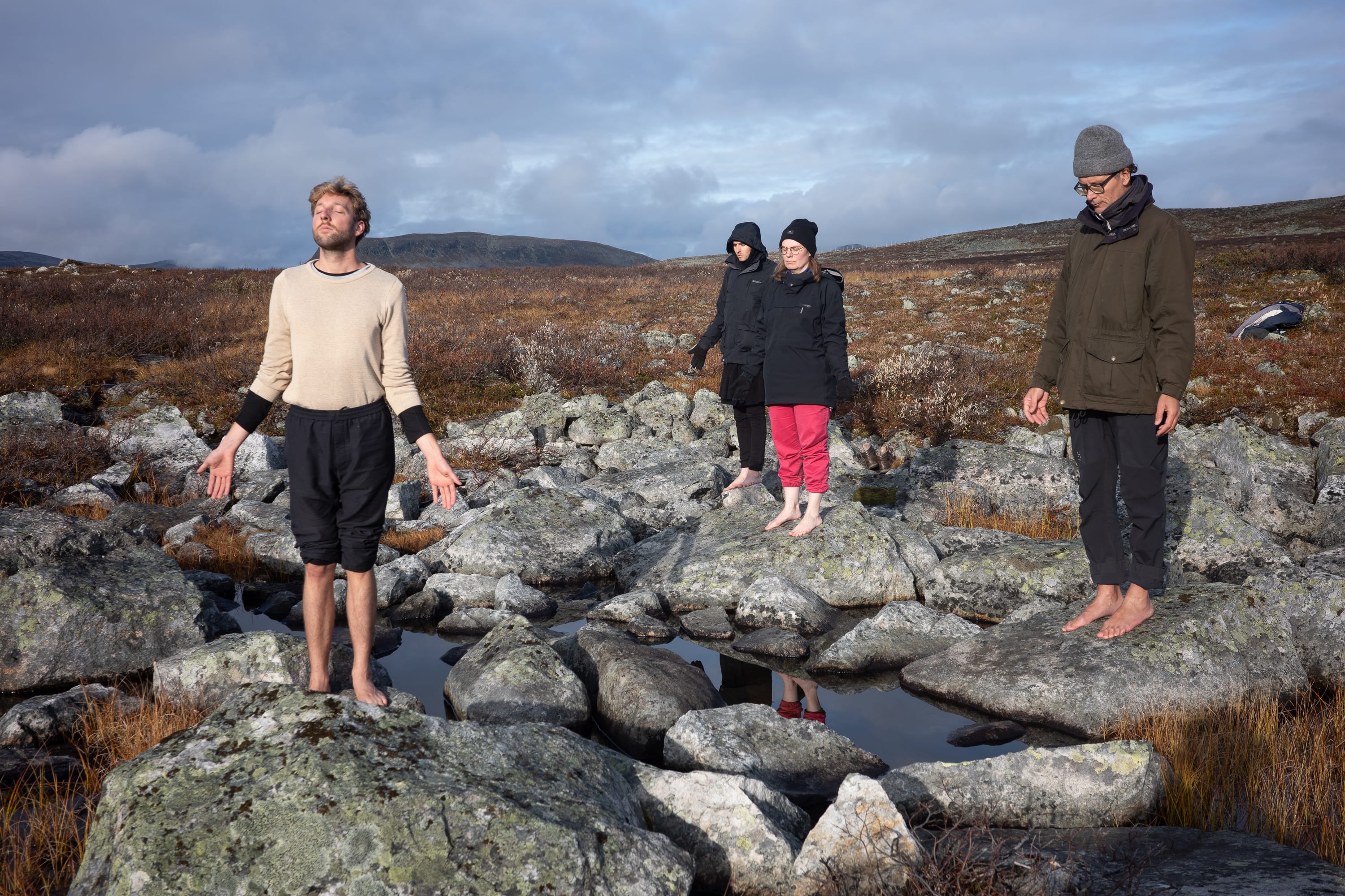 The Wait and Hear group near Saarijärvi, Enontekiö, Finland on 2023-09-24.